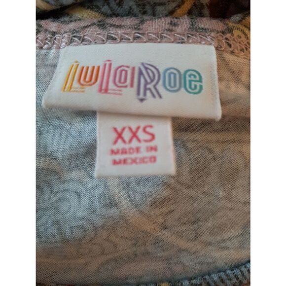 Lularoe XXS pink Paisley soft maxi dress - Picture 3 of 3